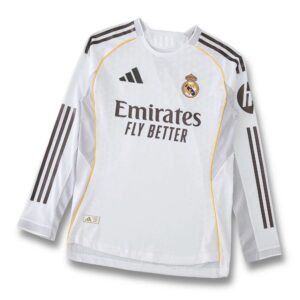 Real Madrid I - 2025/26 (Versão Jogador e Manga Longa)
